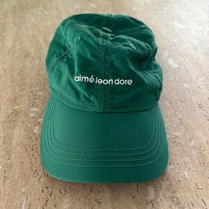 Aime Leon Dore x New Balance green baseball cap hat